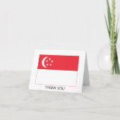 Singapore Flag サンキューカード (正面)