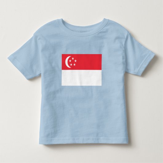 Singapore Flag トドラーTシャツ (正面)