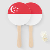 Singapore Flag ハンドファン (正面&裏面)