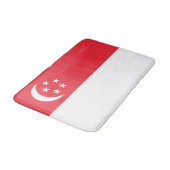 Singapore Flag バスマット (アングル)