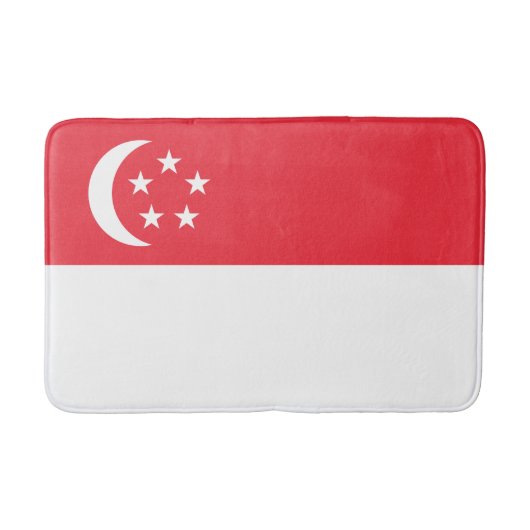 Singapore Flag バスマット (正面)