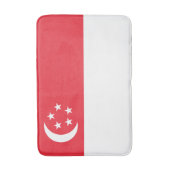Singapore Flag バスマット (正面縦)