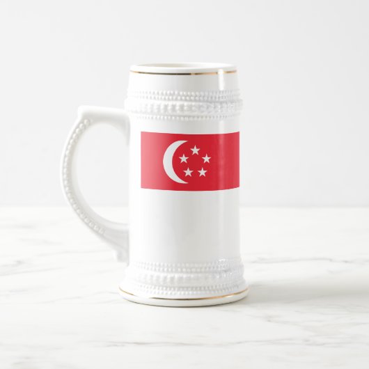 Singapore Flag ビールジョッキ (左)
