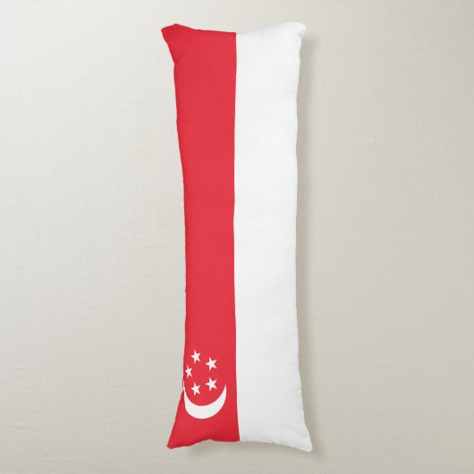 Singapore Flag ボディピロー (正面縦)
