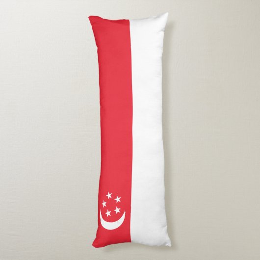 Singapore Flag ボディピロー (裏面 (縦))