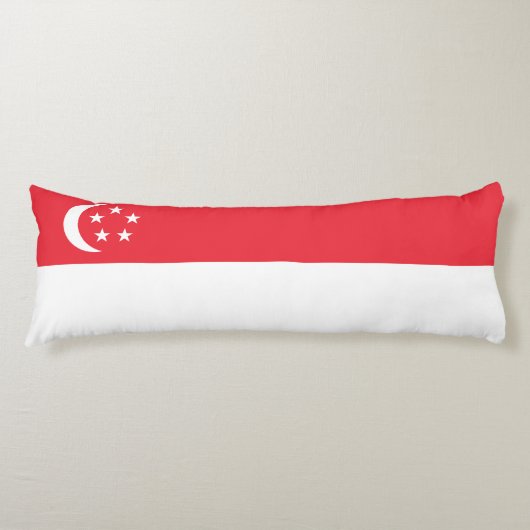 Singapore Flag ボディピロー (正面)