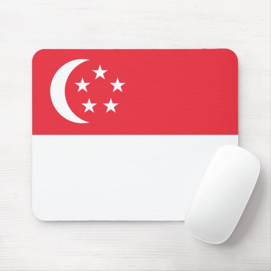 Singapore Flag マウスパッド (マウス)