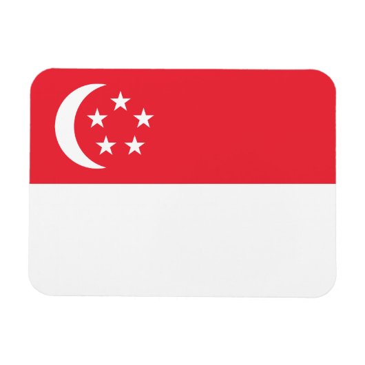 Singapore Flag マグネット (横)