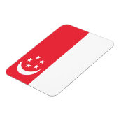Singapore Flag マグネット (左側)