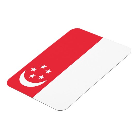 Singapore Flag マグネット (左側)