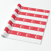 Singapore Flag ラッピングペーパー (アンロールド)