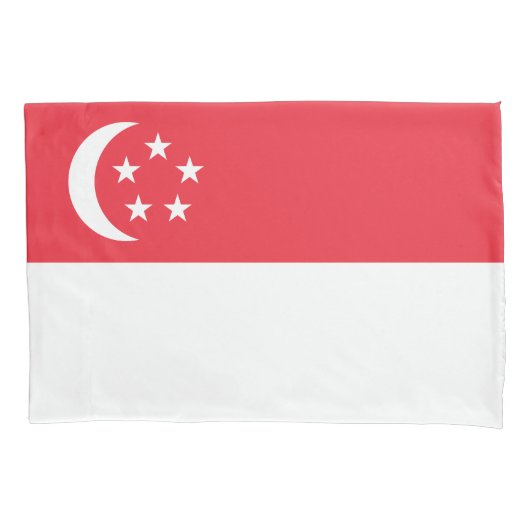 Singapore Flag 枕カバー (正面)