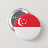 Singapore Flag 缶バッジ (正面&裏面)