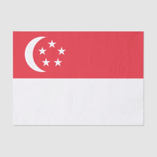 Singapore Flag 薄葉紙 (正面)
