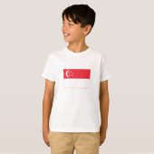 Singapore Flag Tシャツ (正面フル)
