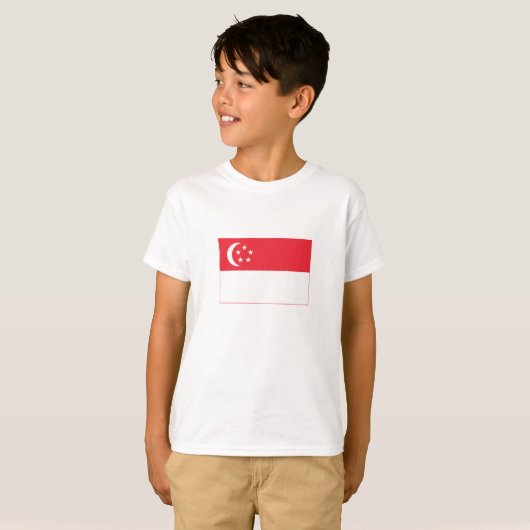 Singapore Flag Tシャツ (正面フル)