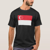 Singapore flag T-Shirt, Patriotic  Tシャツ (正面)