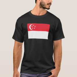 Singapore flag T-Shirt, Patriotic  Tシャツ