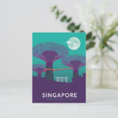 Singapore Gardens by the Bay Night View ポストカード (スタンド正面)
