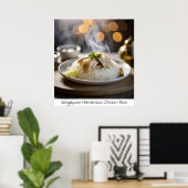 Singapore Hainanese Chicken Rice – アーカイブプリント ポスター (ホームオフィス)