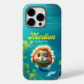 Singapore Merlion for iPhone 14 Proケース Case-Mate iPhoneケース (裏面)