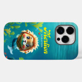 Singapore Merlion for iPhone 14 Proケース Case-Mate iPhoneケース (裏面 (横))