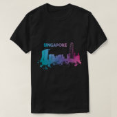 SINGAPORE SKYLINE   Tシャツ (デザイン正面)