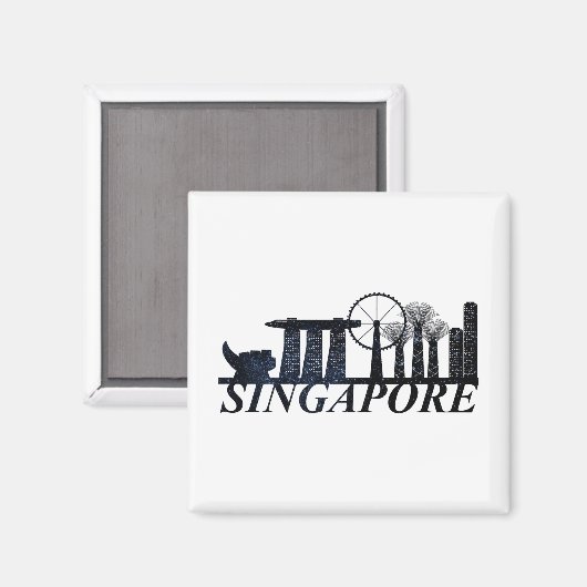 Singapur マグネット (正面/裏面)