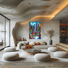 Singapur en Arte Contemporáneo ポスター