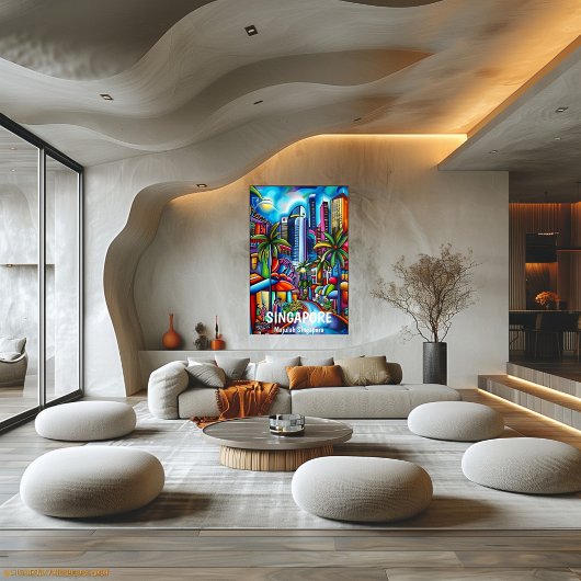 Singapur en Arte Contemporáneo ポスター