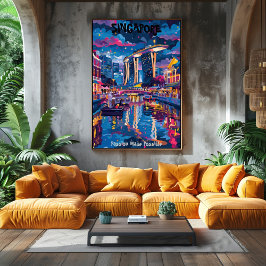 Singapur: Passion Made Possible Arte Contemporáneo ポスター