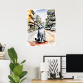 Singapura Cat - Cat Artプリント ポスター (ホームオフィス)