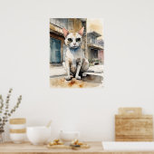 Singapura Cat - Cat Artプリント ポスター (キッチン)