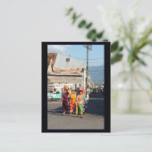 Singarajaバリ島インドネシア ポストカード (スタンド正面)