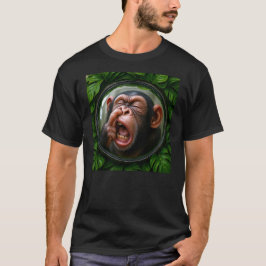 Singe Chimpanzé Humour  Tシャツ