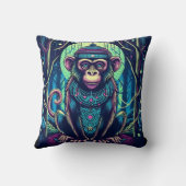 Singe Mystique dans la Forêt Enchantée クッション (裏面)