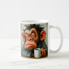 Singe pas très en forme コーヒーマグカップ