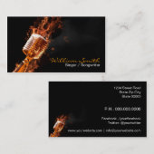 Singer Business card 名刺 (正面/裏面)