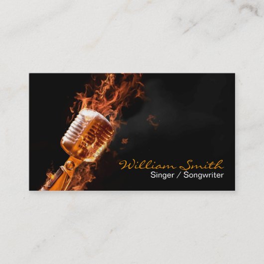 Singer Business card 名刺 (正面)