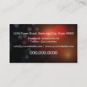 Singer Business card 名刺 (裏面)