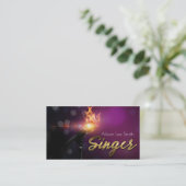 Singer Business card 名刺 (スタンド正面)