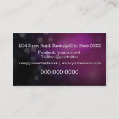 Singer Business card 名刺 (裏面)