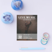 Singer Musician Music Photo Promotional Concert チラシ (シングル)