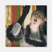 Singer with a Glove, Edgar Degas マグネット (正面)