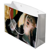 Singer with a Glove, Edgar Degas ラージペーパーバッグ (裏面アングル)