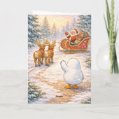 Singing all the way...Merry Christmas カード (裏面)