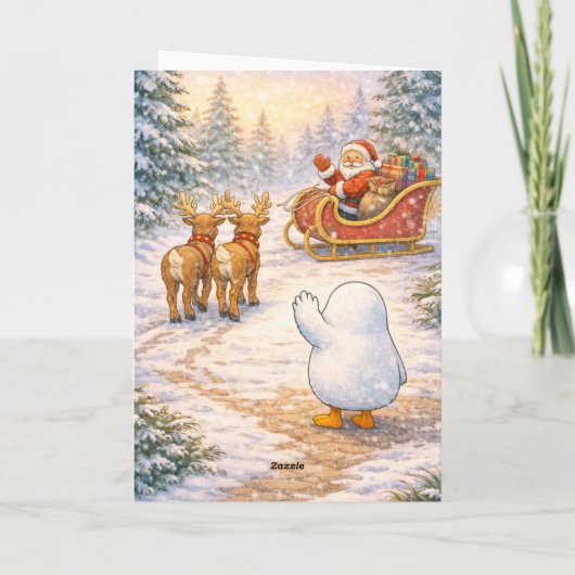 Singing all the way...Merry Christmas カード (裏面)