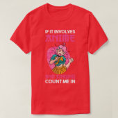 Singing and Anime  Tシャツ (デザイン正面)