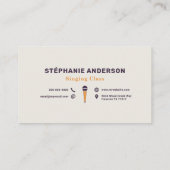 Singing Class 名刺 (裏面)