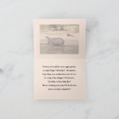 Singing Hippo Birthday Card/personalize カード (内部)